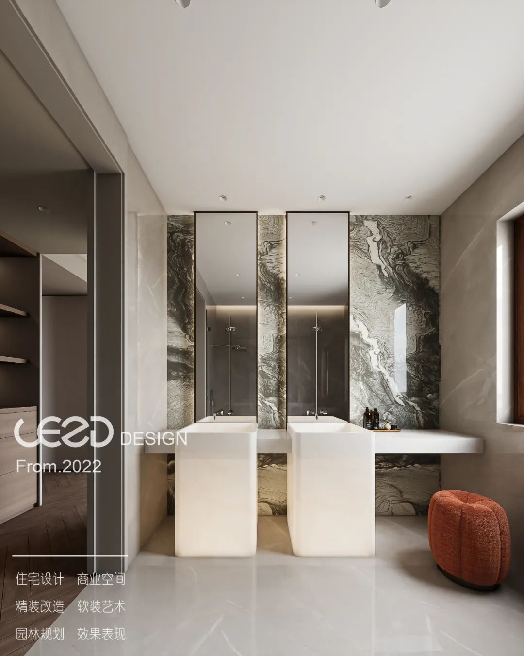 清澈纯粹的设计呈现美好极致生活丨中国宁波丨宁波市乐赞室内装饰设计有限公司-99