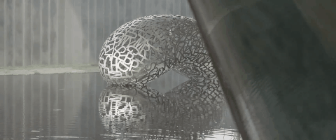 郑州金融岛的城市展厅设计  几何空间设计-30