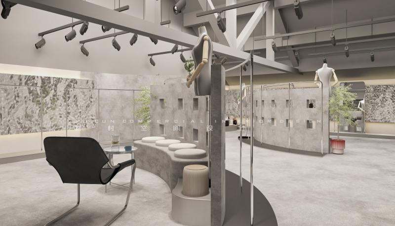 工业侘寂风女装店怎么设计更高端-18