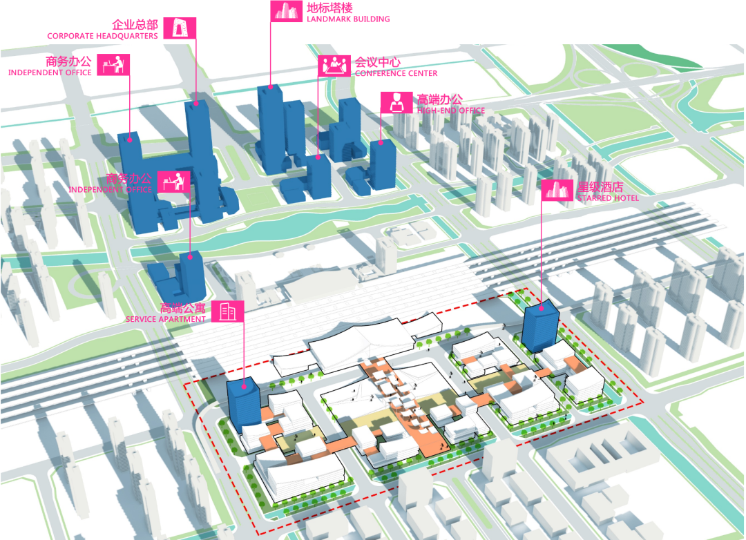 苏州张家港高铁站东片区城市设计项目丨中国苏州丨FTA-37