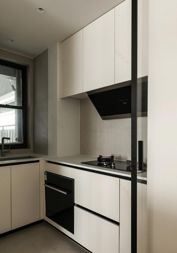 奶油现代风温馨小户型设计-30