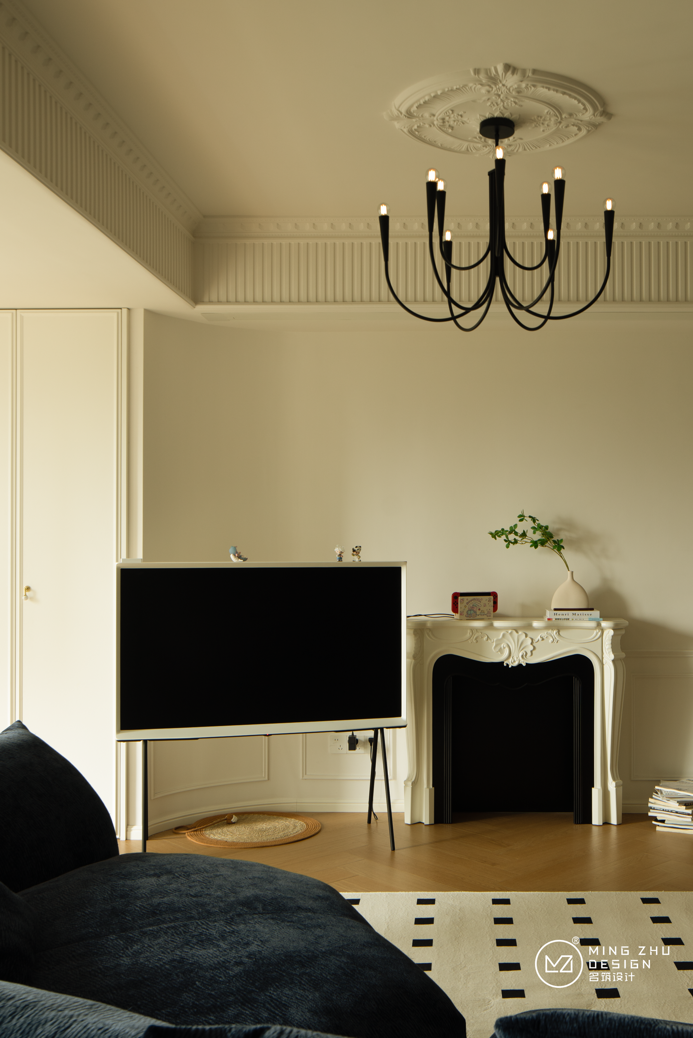 130㎡慵懒轻法式浪漫家丨中国自贡丨名筑设计-19