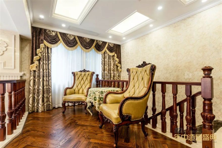 200 平米欧式古典跃层,打造城市中心的别墅体验-60