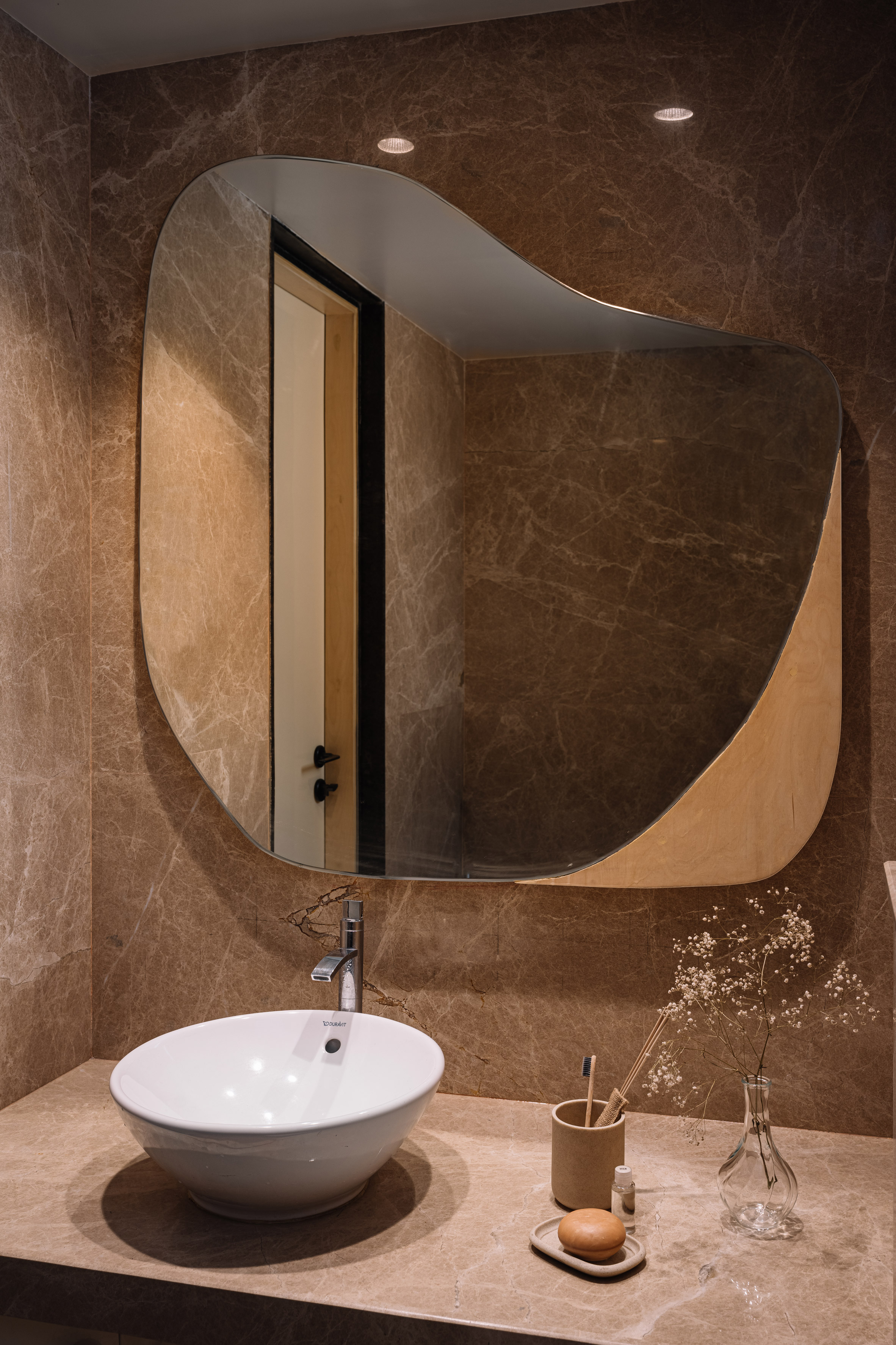 钴蓝色调住宅丨印度丨The Act of Quad-35