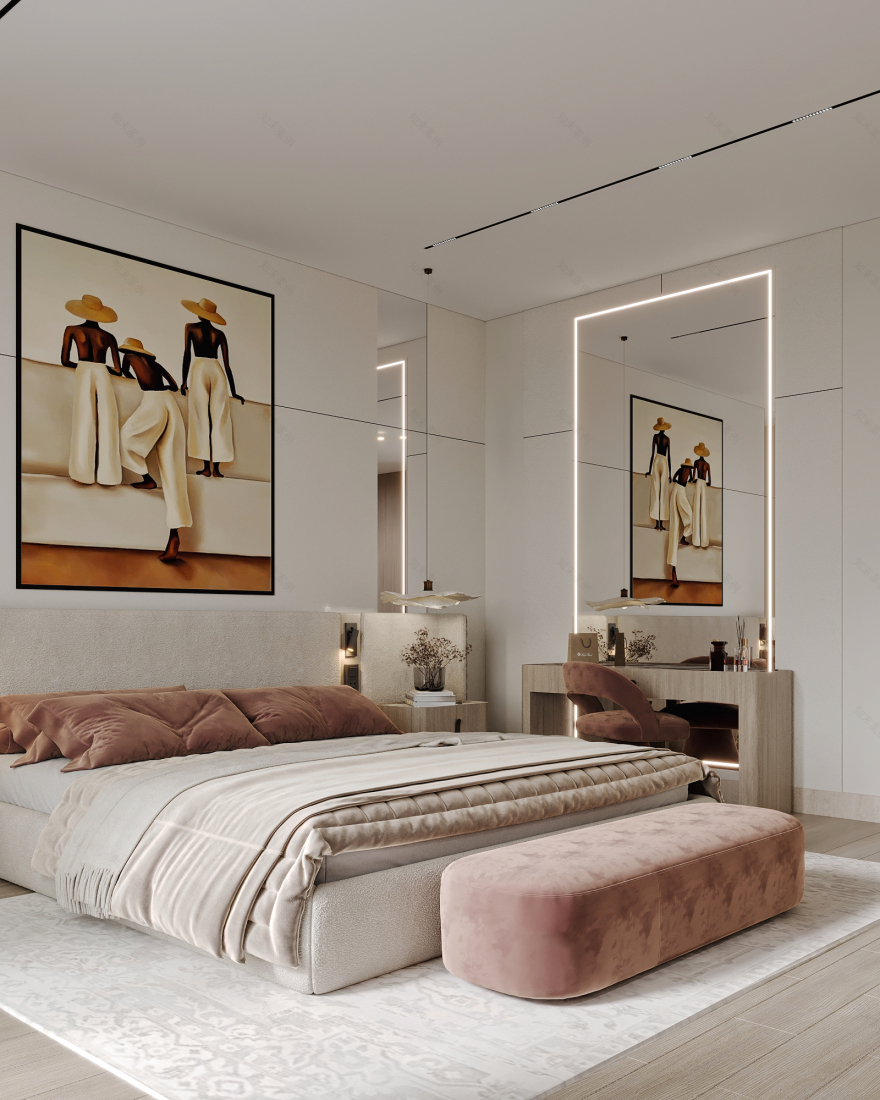 女孩卧室设计丨IB Design Studio-11