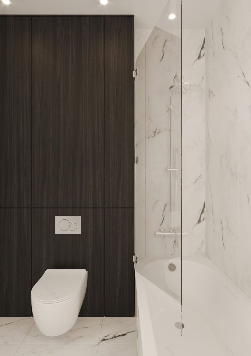 black and white 室内布置丨波兰华沙丨Katarzyna Piotrowska-44