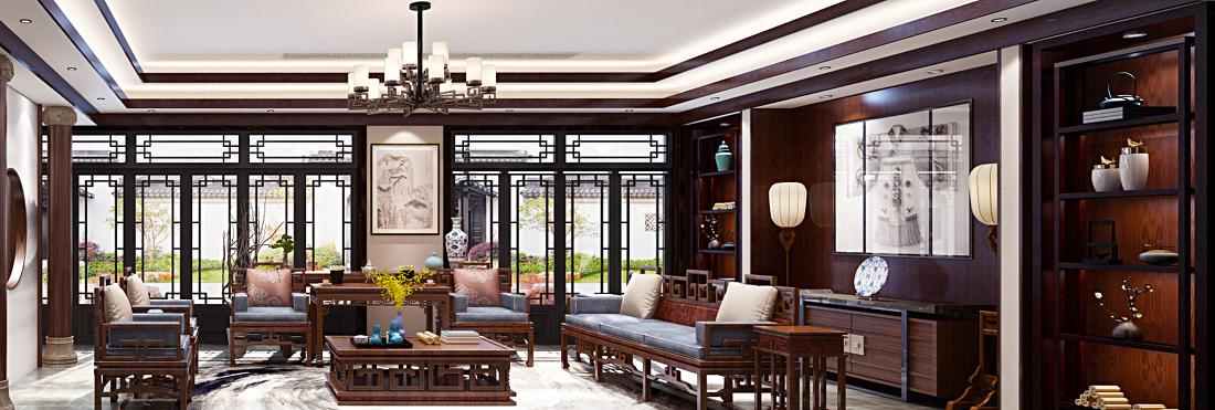 华润悦府中式风别墅-0