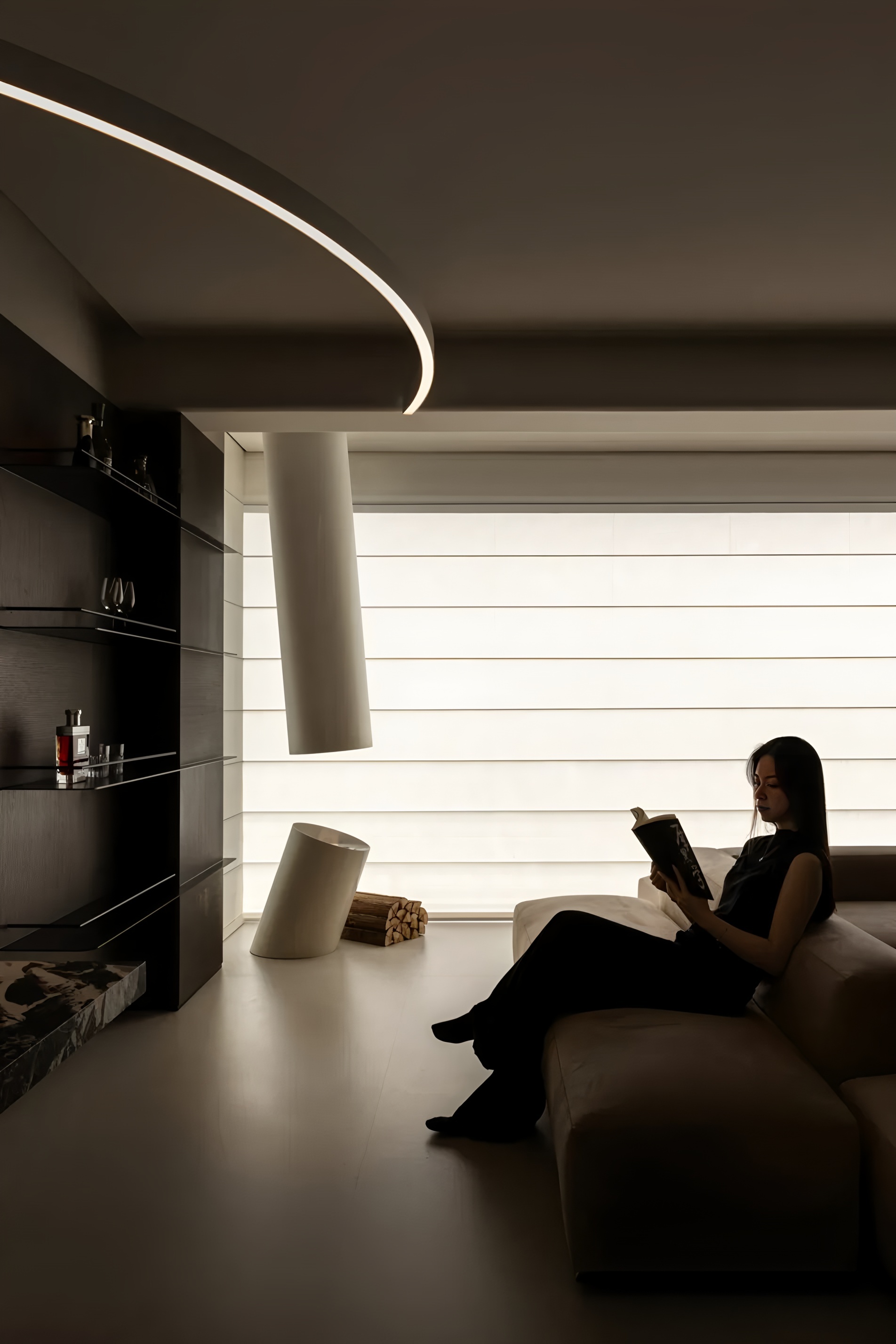 166㎡极简风格丨中国温州丨简印空间设计-7