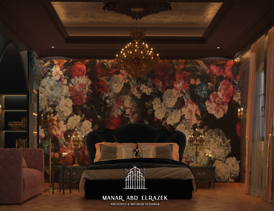 哥特女孩卧室丨卡塔尔多哈丨True Home Company-9