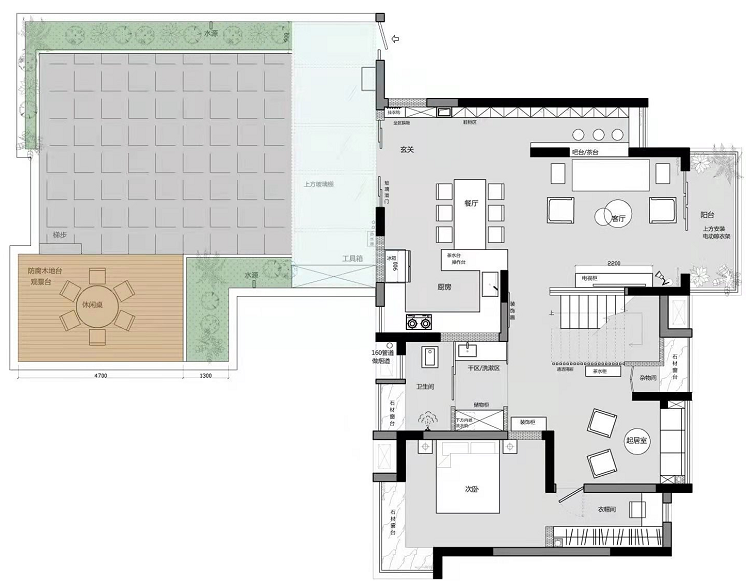 重庆160m²屋顶花园之家丨中国重庆丨PINK瓶子设计-7