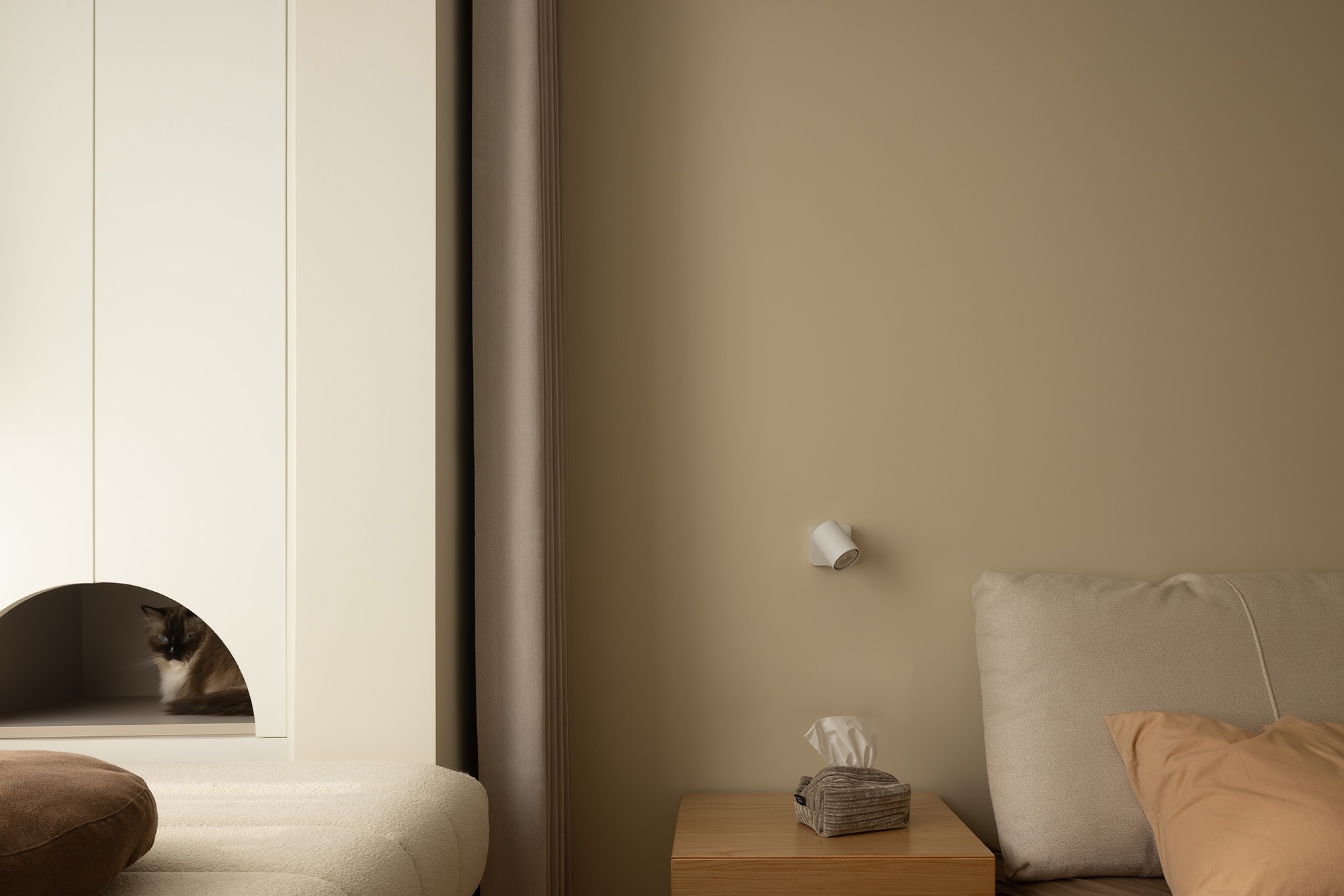 80㎡小户型超暖超温馨“喵星人”之家丨大斌空间-50