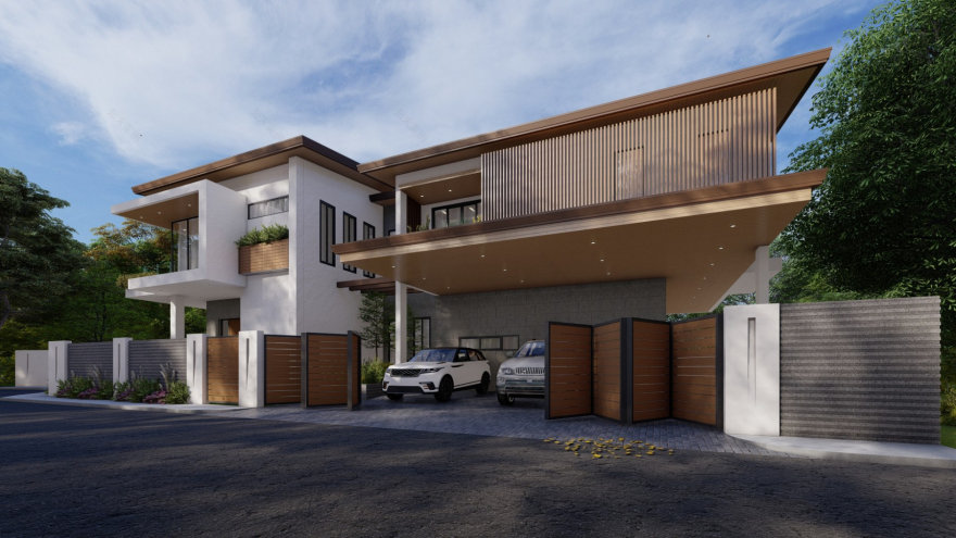 两层住宅·湖岸-4