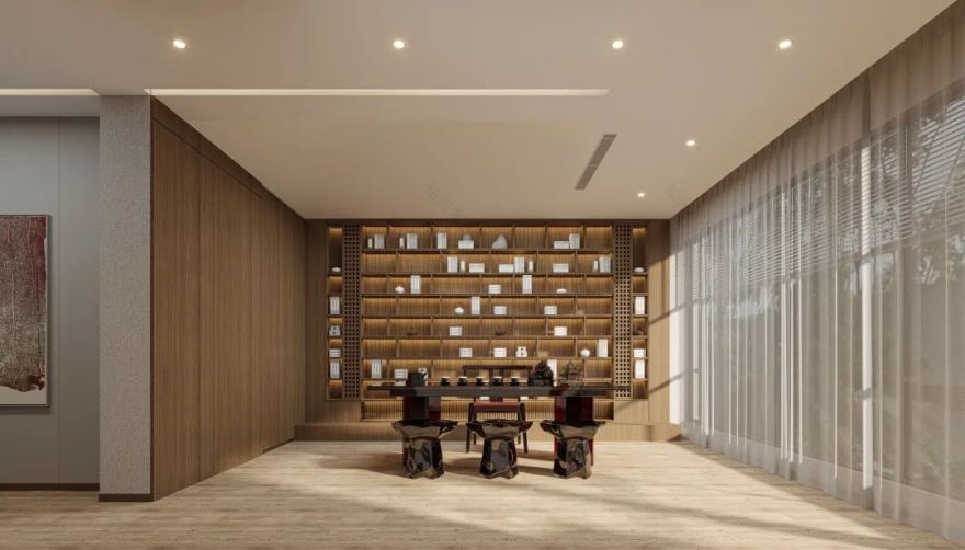 西安紫薇田园都市F区新中式风家居设计丨中国西安丨西安·大小空间设计-66