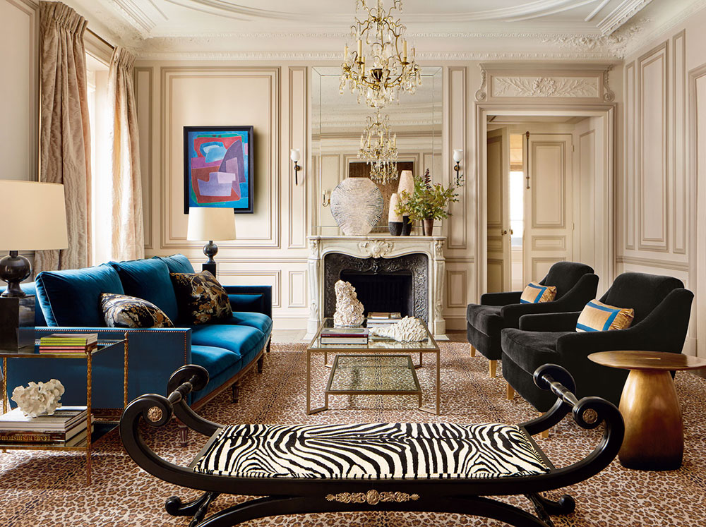 巴黎经典法式公寓的活力彩绘-4