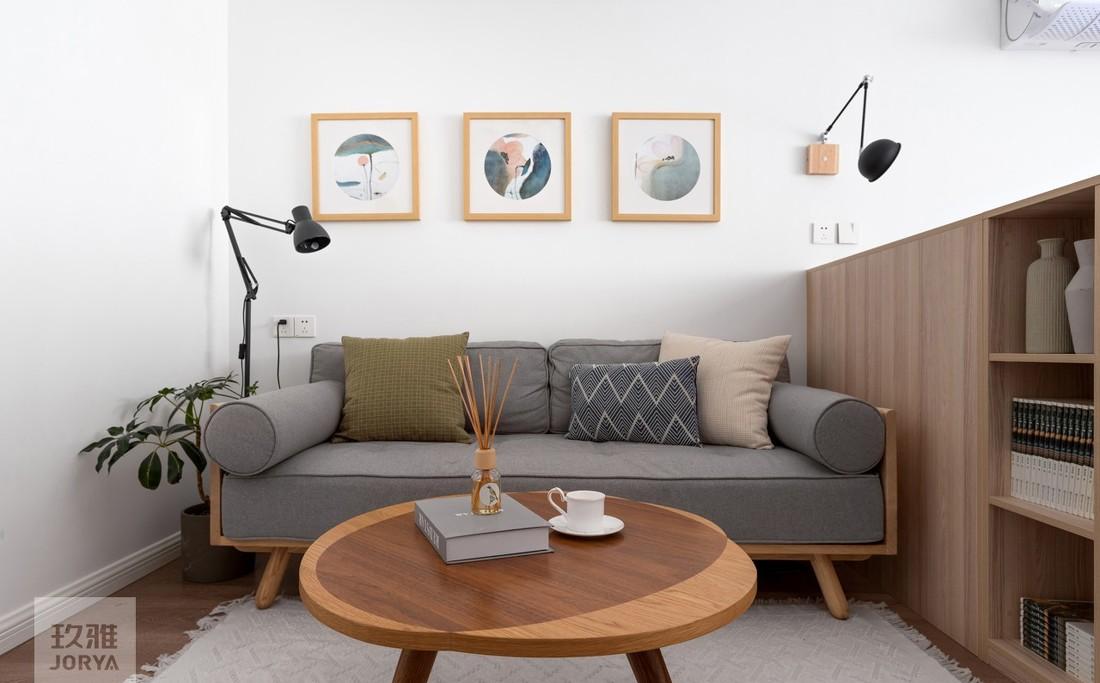 北京 60 平长条老房翻新,打造南北通透日式小家-41