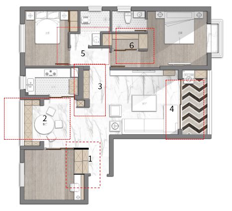 武汉雅园 | 北欧极简风打造舒适生活空间-19