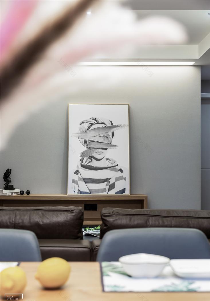 海航设计 | 130㎡手枪户型爆改,原木风打造温馨三合一空间-13