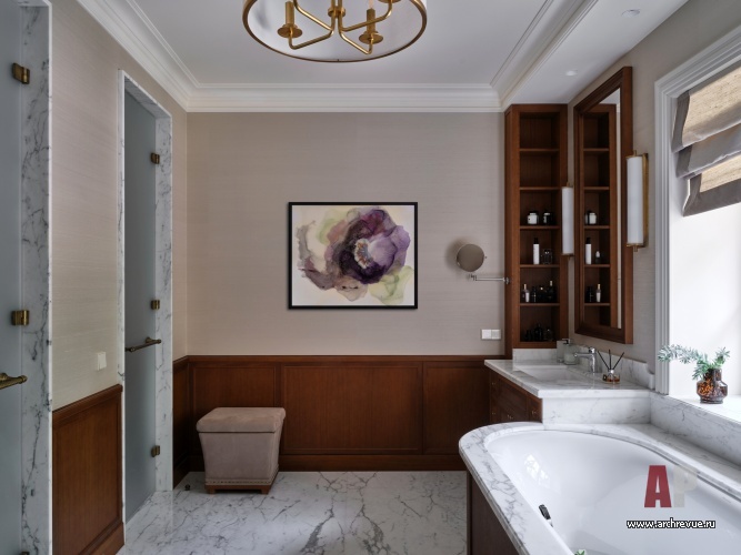 “Лесной Пейзаж  2”别墅区美式古典风格郊区别墅丨俄罗斯莫斯科-46