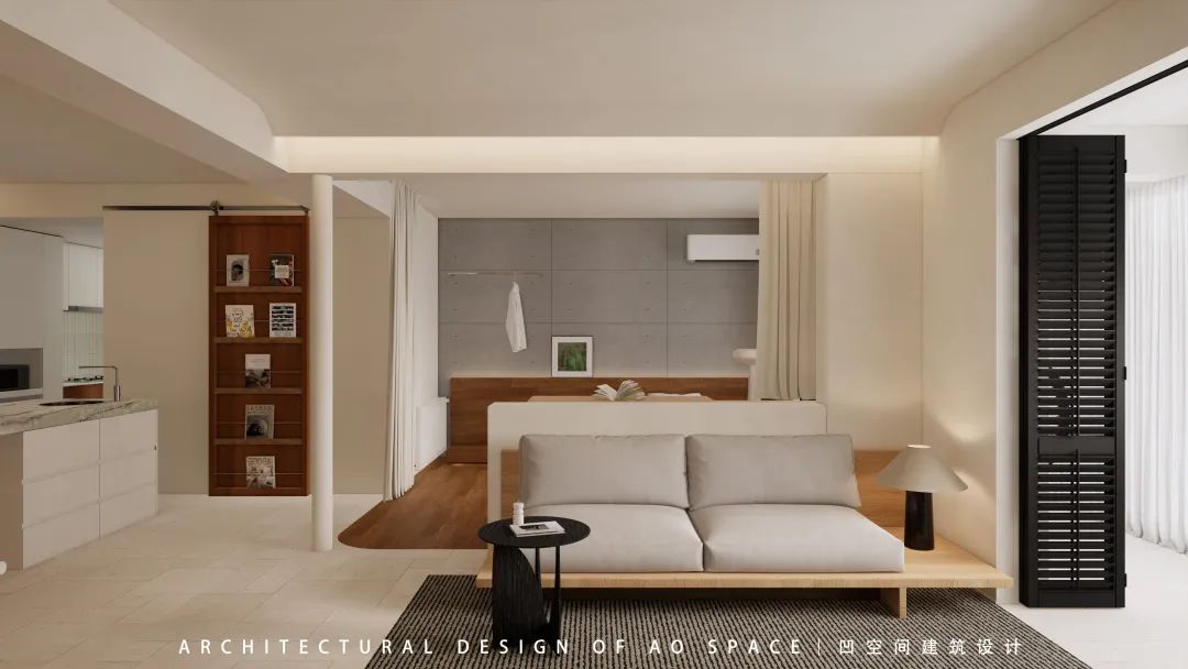 AO DESIGN 概念|把 106㎡住成 180㎡,一人居全屋皆开放丨中国南京丨凹设计事务所-26