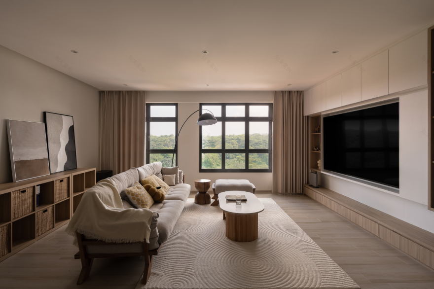 174B Sengkang住宅与商业室内设计项目丨新加坡丨The Interior Lab-0