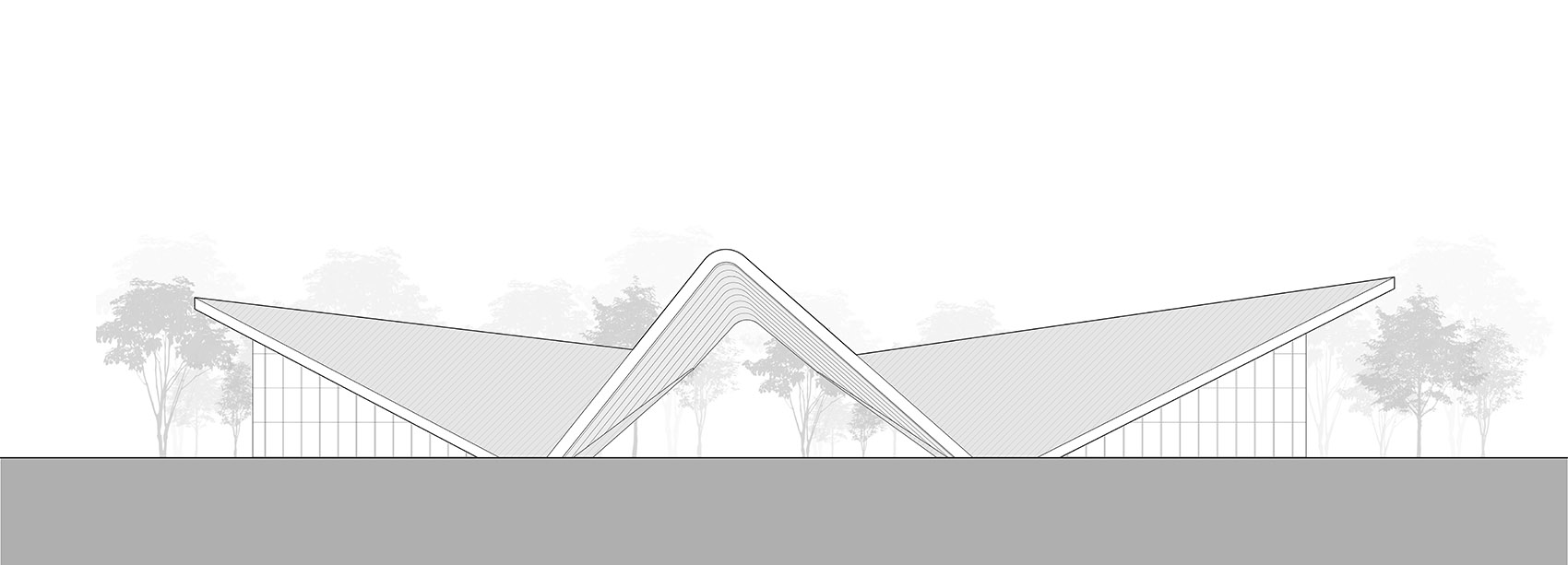 阆中赛城游客中心 | 山水间的现代飞翼-84