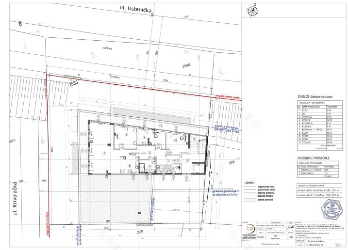 Ustaničke和Krivolačke街角28套公寓楼建设项目丨贝尔格莱德-33