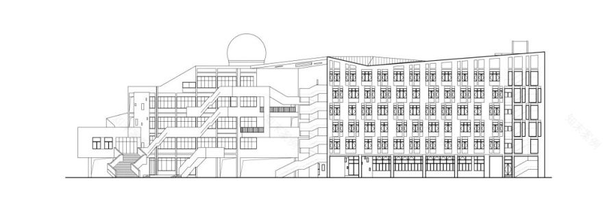 乐清育英寄宿学校 | 螺旋体建筑的丰富空间与创新教育理念-61