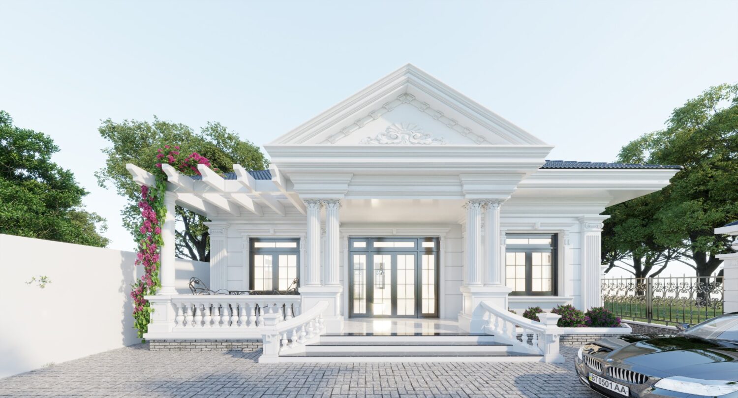7461. Free Sketchup Garden House Exterior Model-8
