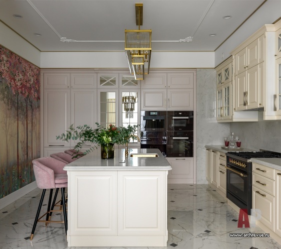 家庭住宅室内设计（靠近沙皇村的两层古典风格别墅）丨俄罗斯圣彼得堡丨TaupeHOME工作室（娜塔莉亚·谢苗诺娃领导）-27