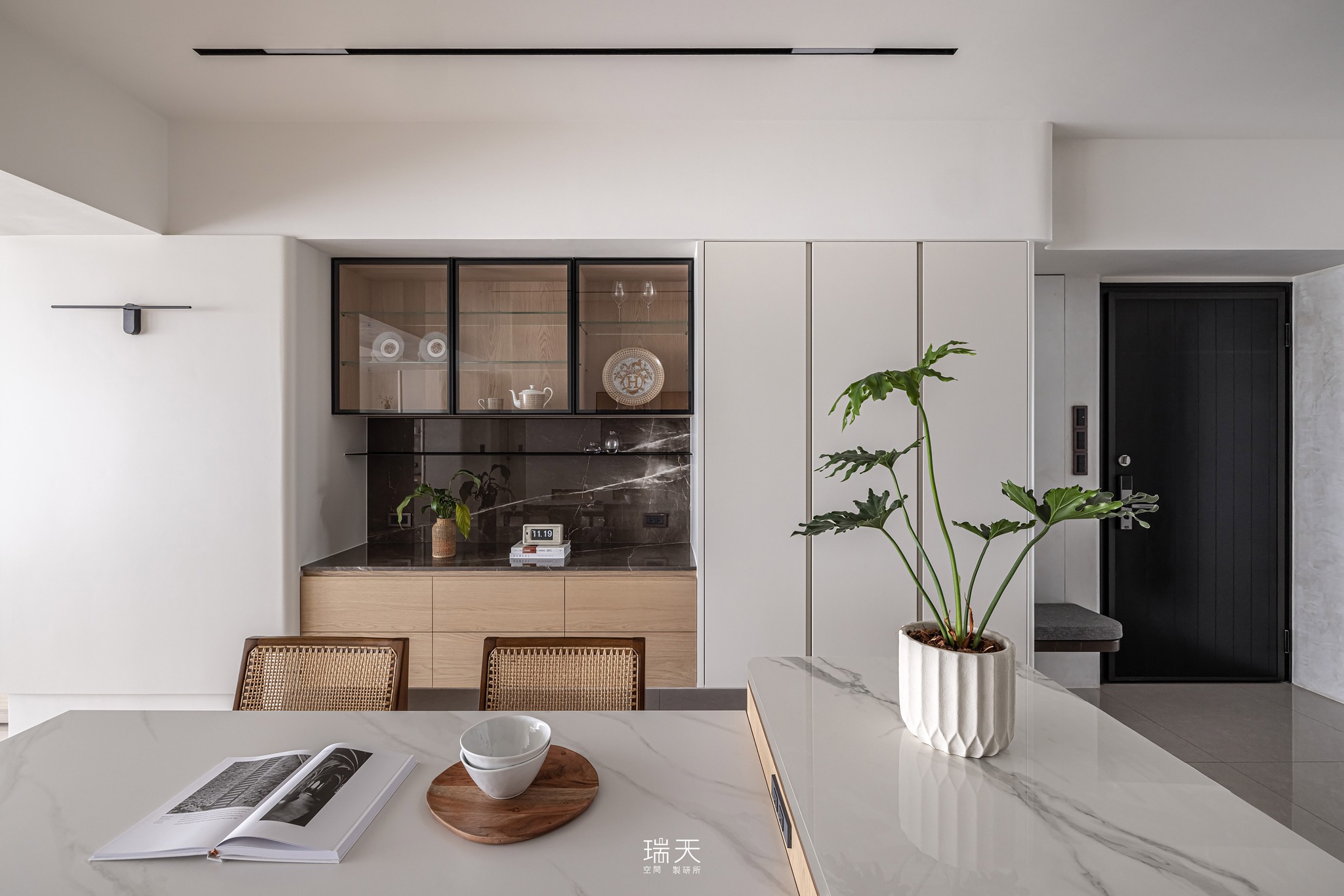 瑞天空间设计 | 纯白简约风，简单的温馨！-3