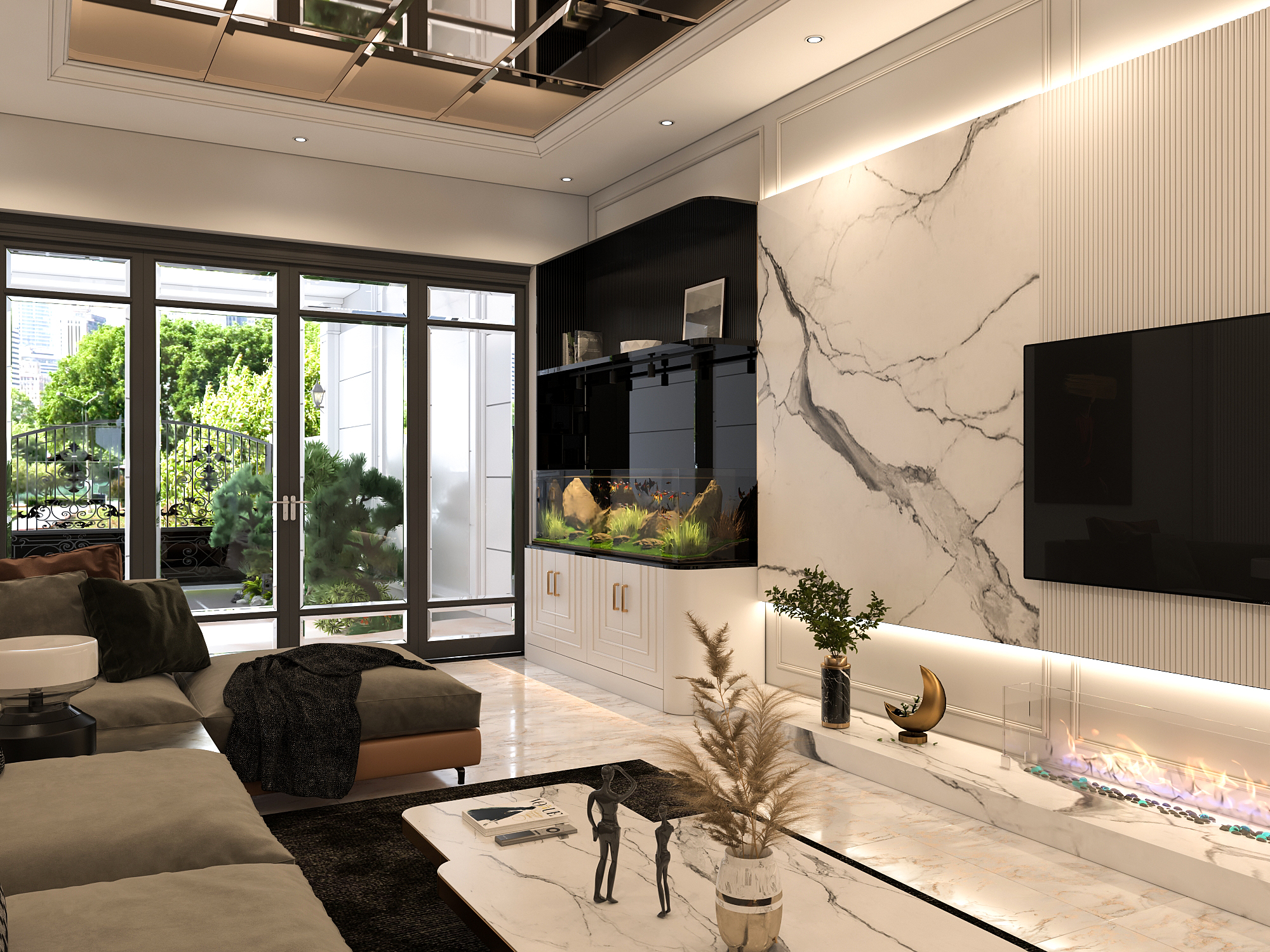 新古典主义室内装饰丨越南-9