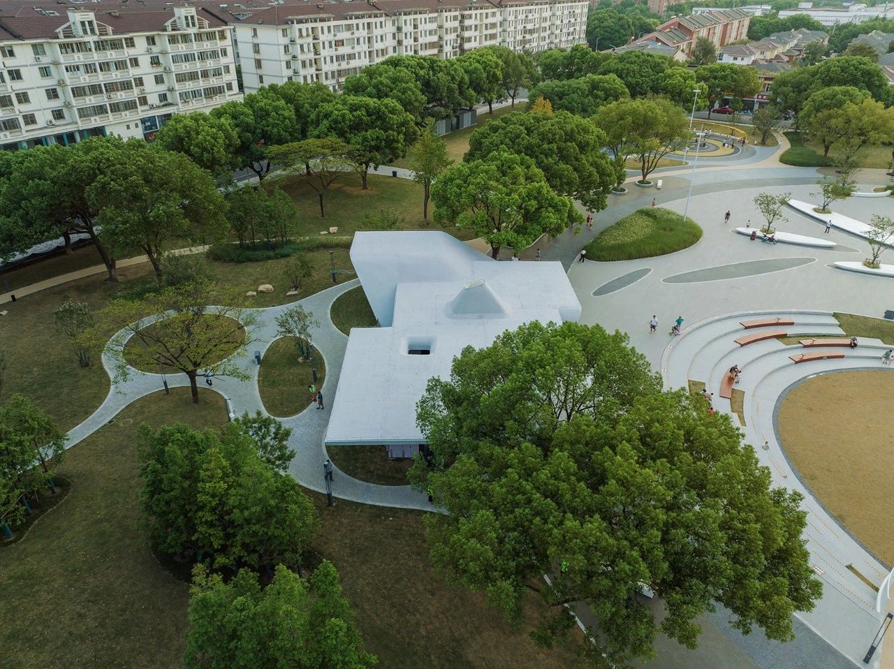 无锡市惠山区长安市民广场城市驿站丨中国无锡丨灰空间建筑事务所-24