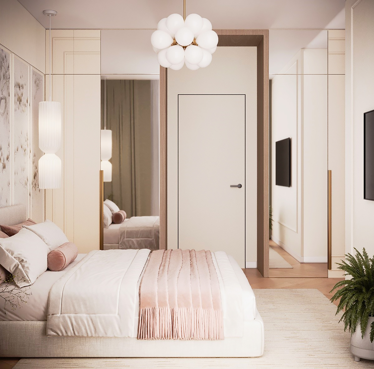 Apartment design for a large family-6