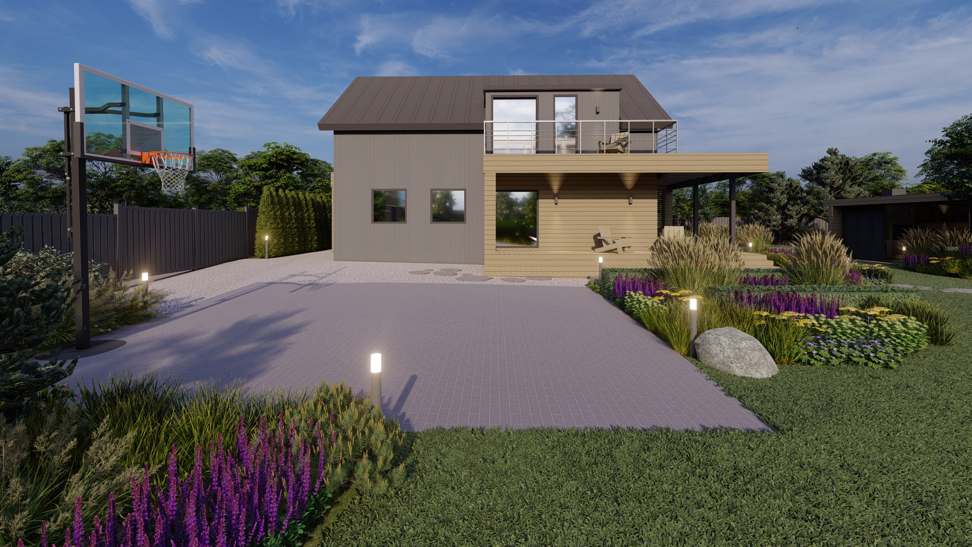 Oka河畔夏季别墅景观美化项目-20