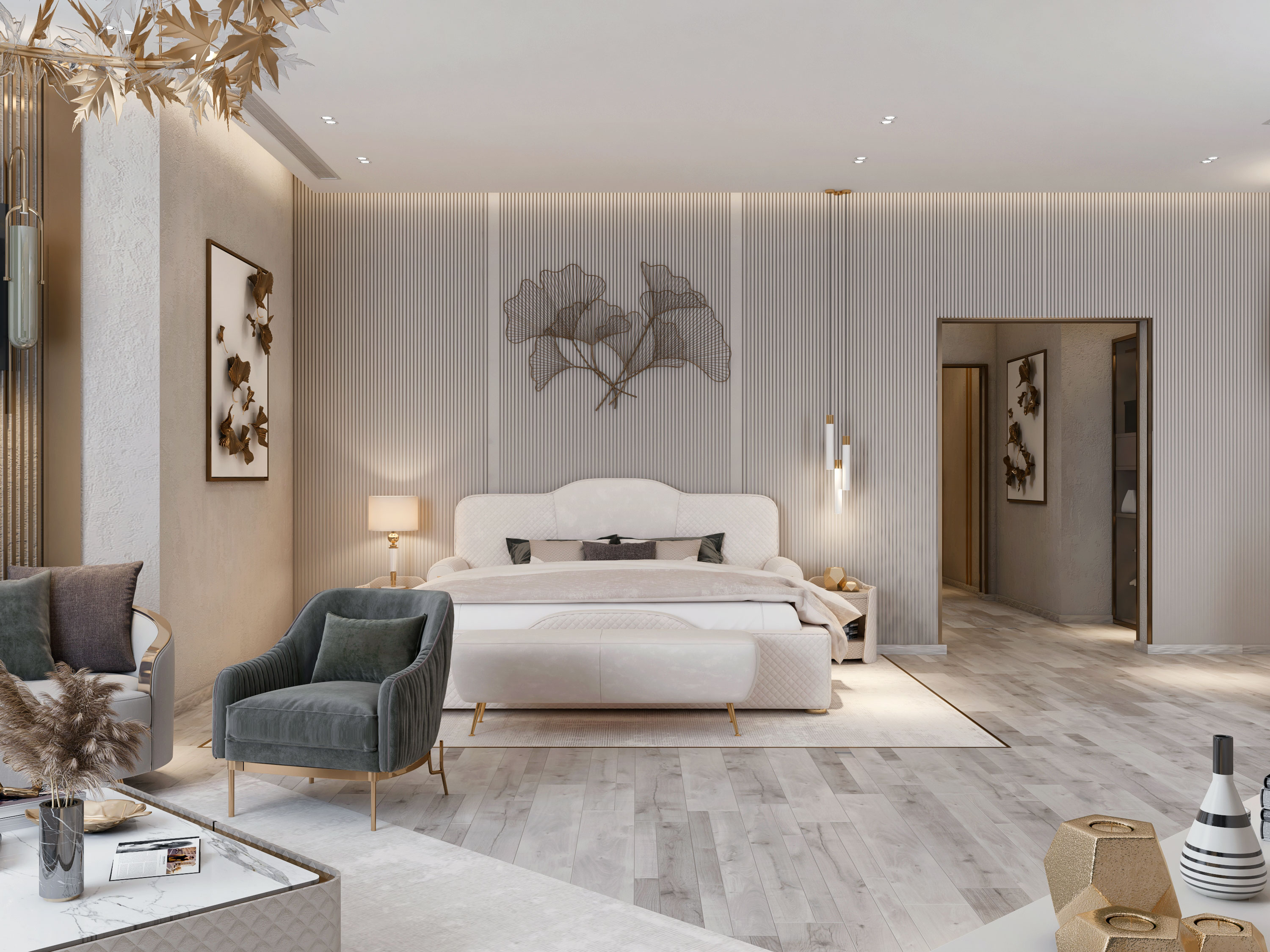 luxury master bedroom and dressing-0