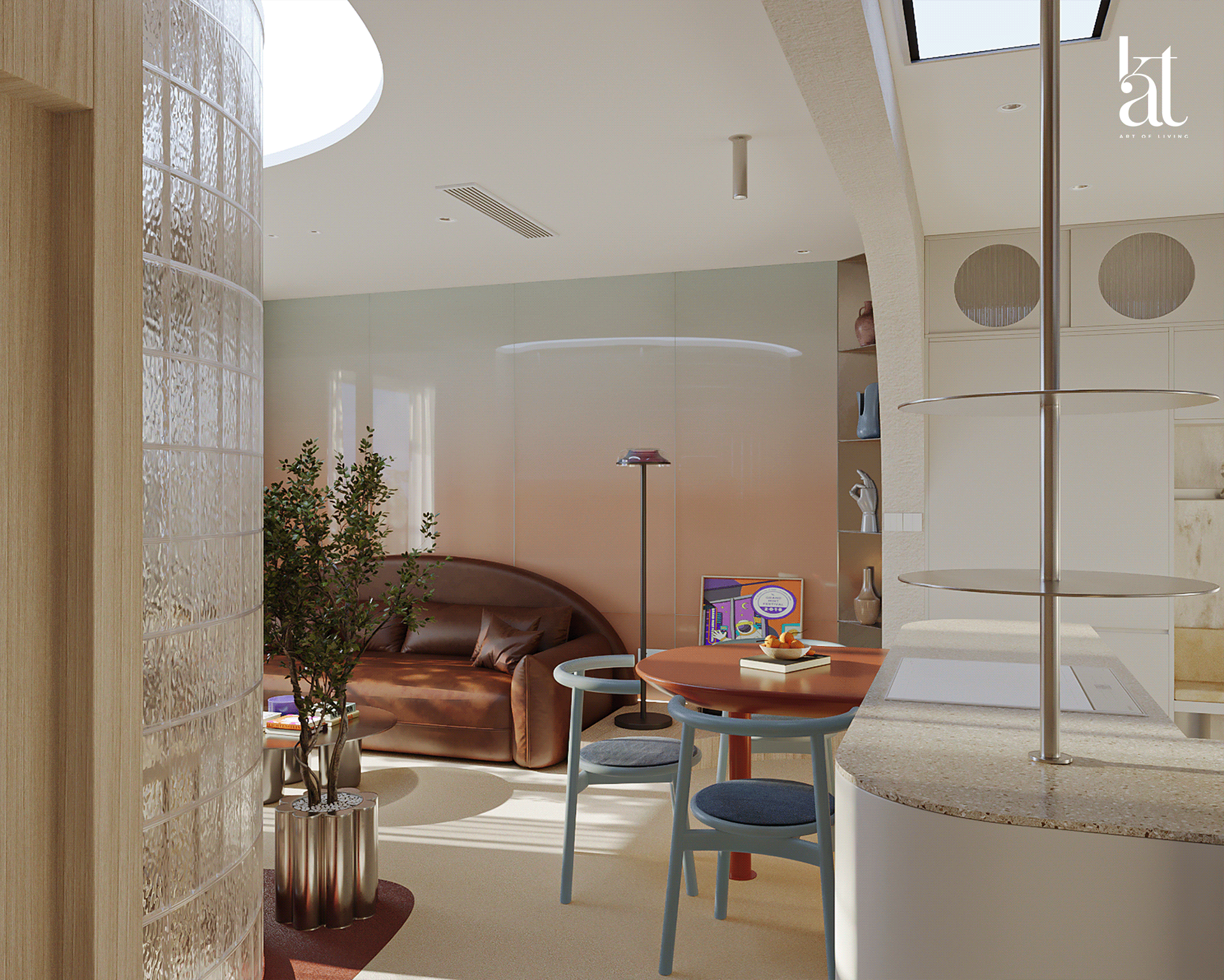 梦幻胶囊公寓丨Kat Studio（设计师Ciosce Nguyen）-27