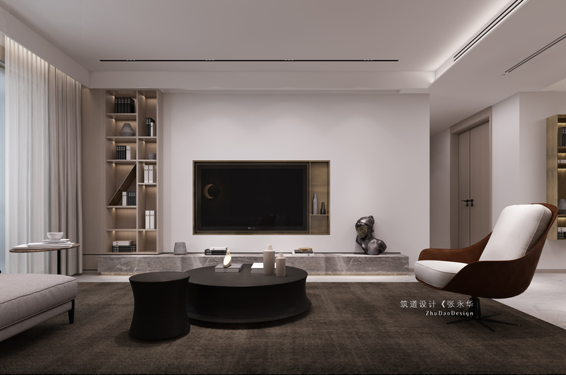 筑道设计丨丛林印象 | 现代风格家装的艺术魅力-7