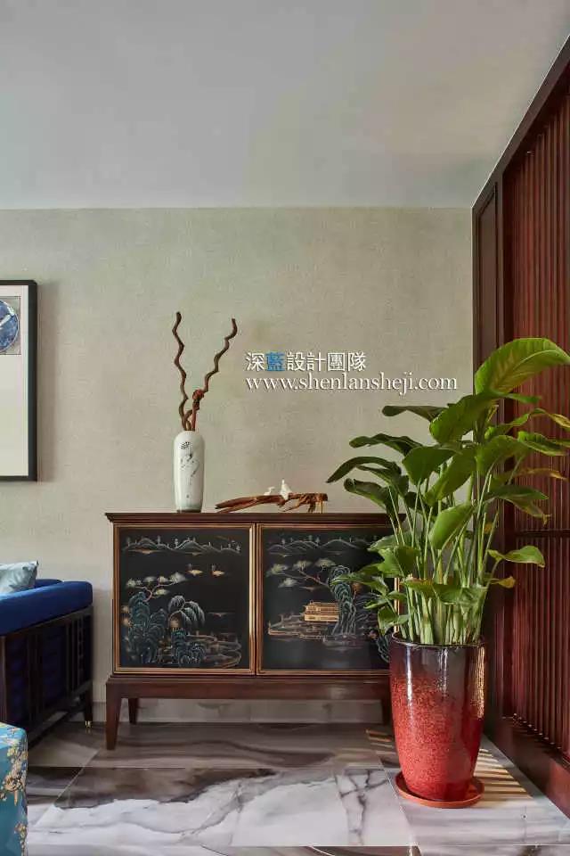 墨韵沉香——85㎡ 简约中式风-33
