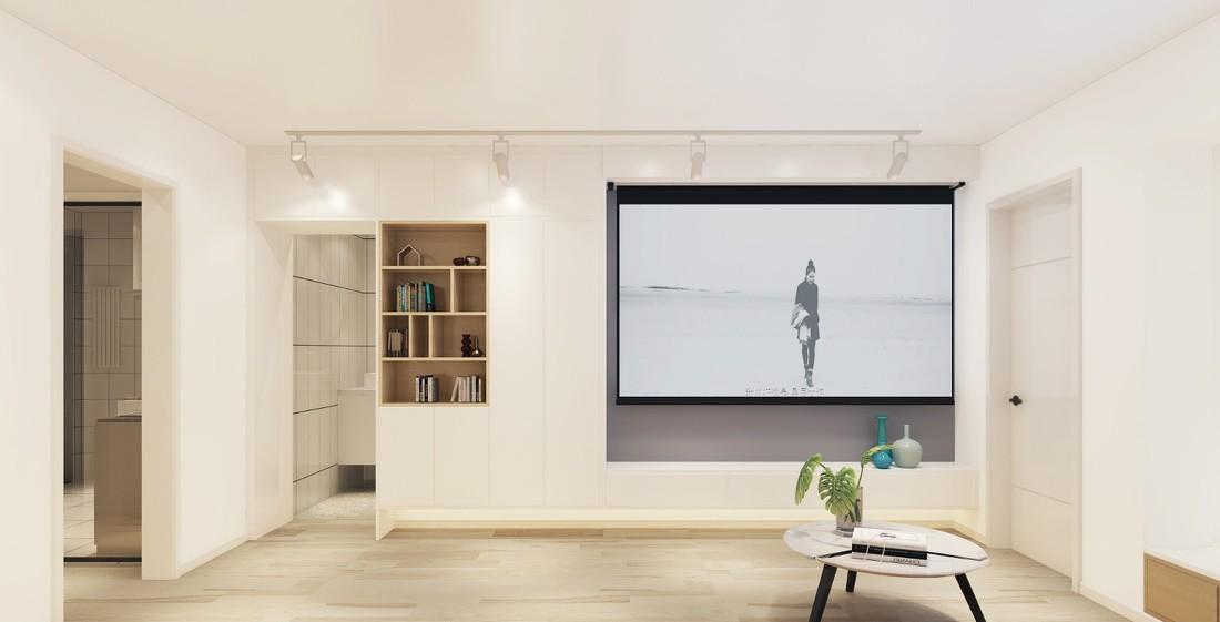 青橙设计 · 温暖简约的平层之家-32