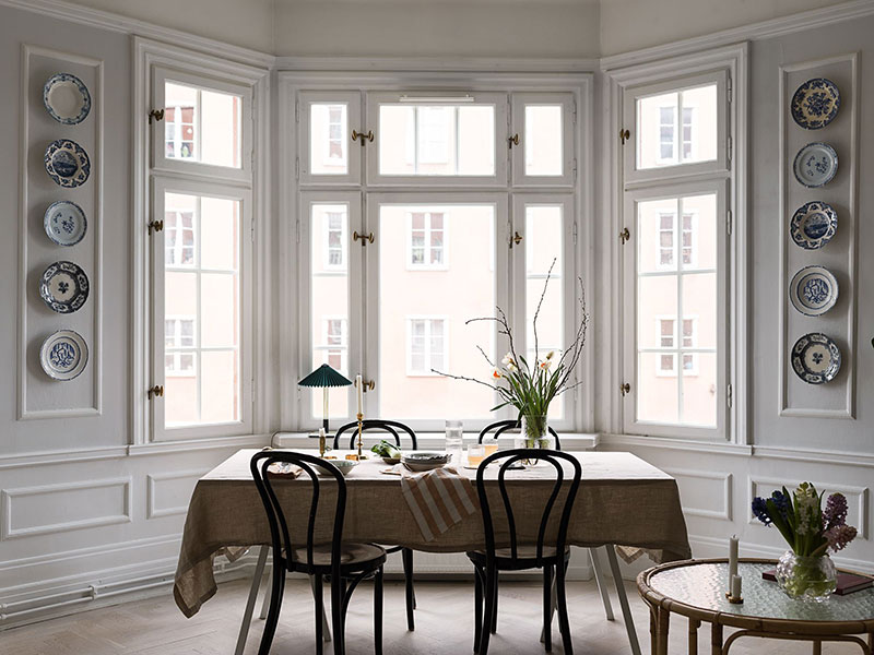 斯德哥尔摩温馨公寓 | 陶瓷板墙饰与经典装饰的完美结合-4