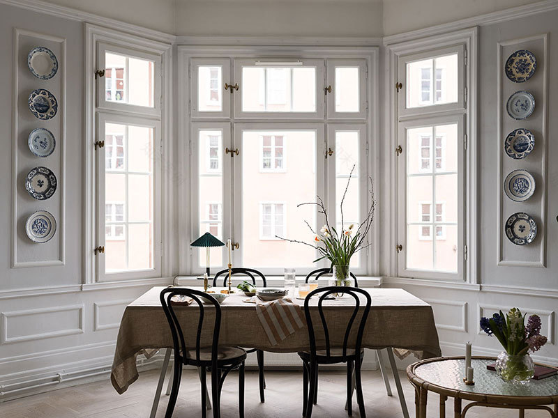 斯德哥尔摩温馨公寓 | 陶瓷板墙饰与经典装饰的完美结合-4