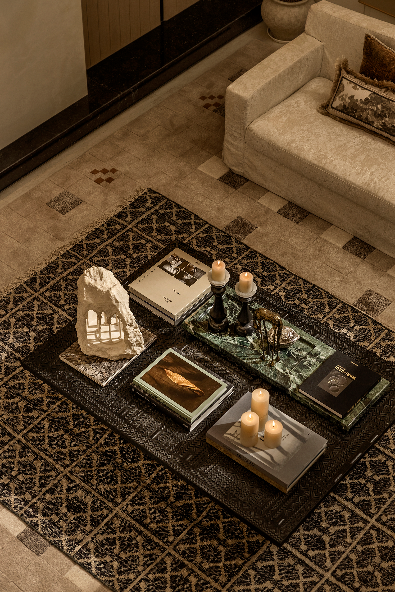 绍兴中海·越湖雲起400㎡叠墅室内设计丨中国绍兴丨IF DESIGN羽果设计-9