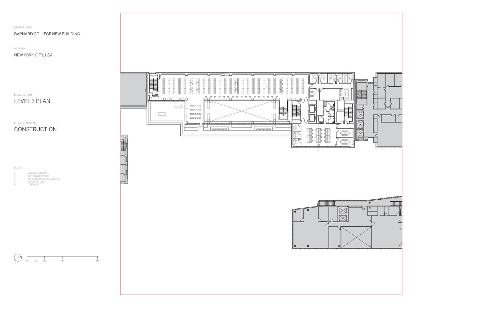 巴纳德学院，米尔斯坦中心  SOM-65