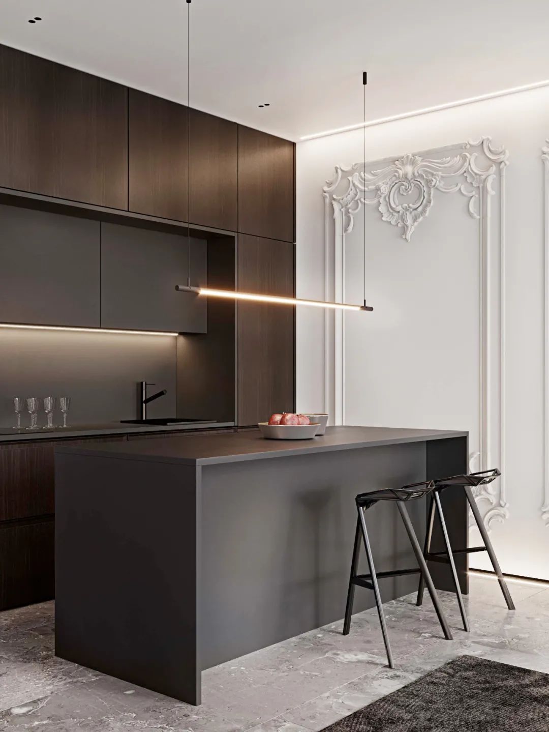 简约古典风格的空间美学演绎丨PRIMESTUDIA,MART Architects-12