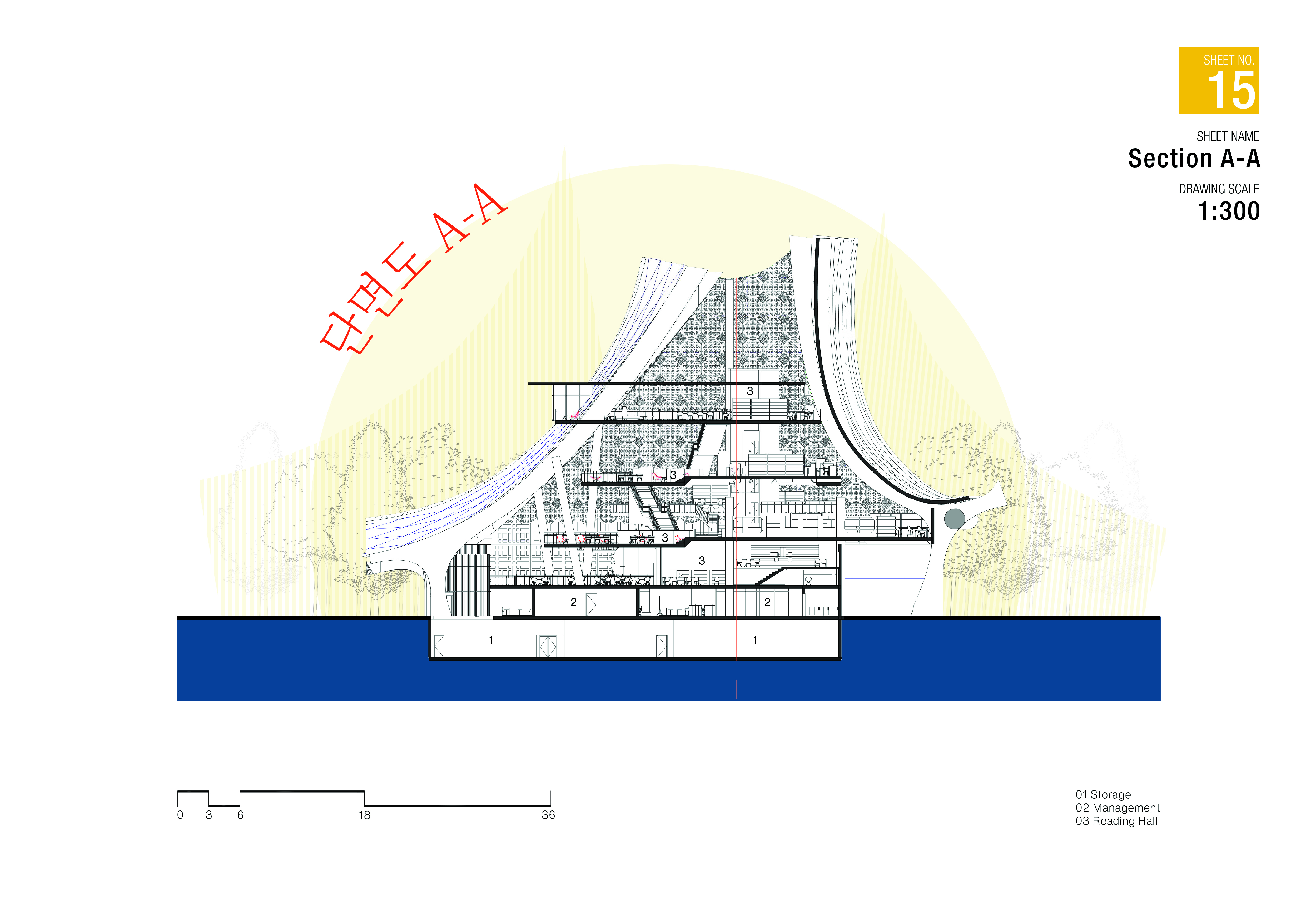 Gwangju Main Library Competition-13