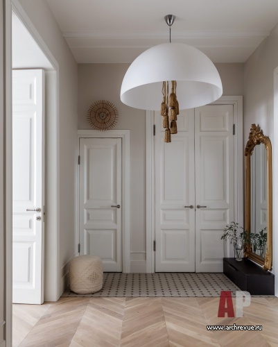 1904年历史建筑内四居室公寓改造丨俄罗斯圣彼得堡丨库尼察·阿拉-6