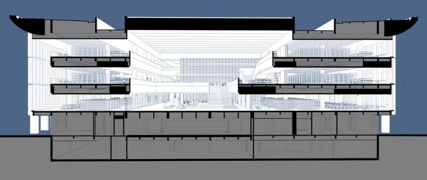 北京工业大学逸夫图书馆改扩建工程室内丨中国北京丨WAU建筑事务所-96