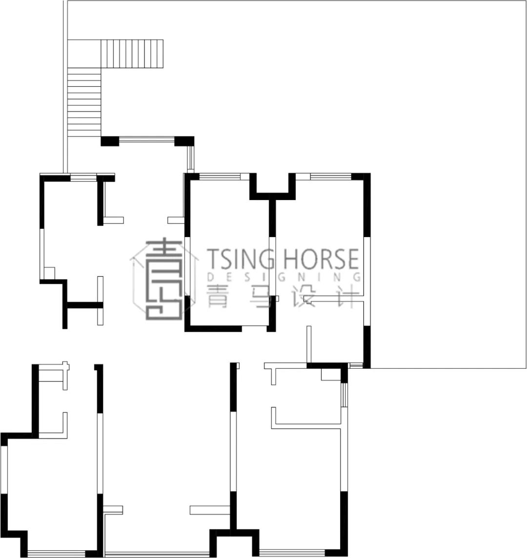 青马设计 | 210㎡轻奢别墅 缔造优雅生活空间-32