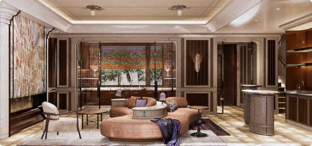 召禾设计邵程丨上海桐安里风貌别墅·复古侘寂风-11