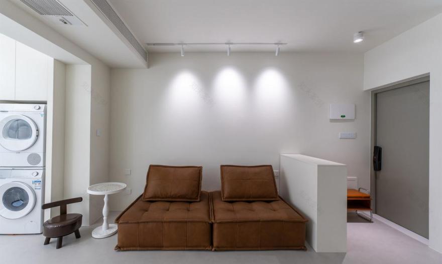 奶油复古风二居室-10